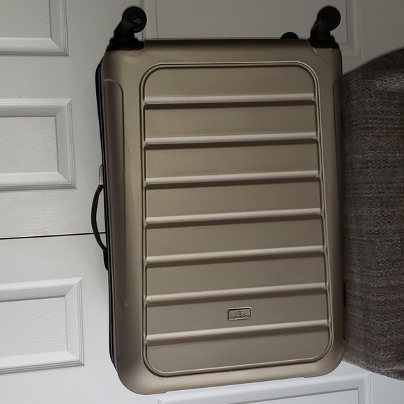 💘 32" DOCKERS EXPANDABLE ROLLING WHEELED HARD CASE SPINNER TRAVEL LUGGAGE LARGE - Picture 6 of 11